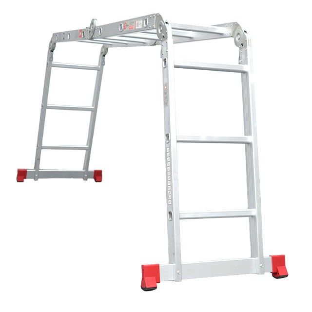 Лестница алюминиевая мультифункциональная трансформер 4*3 ступ., 3,70 м INTERTOOL LT-0030