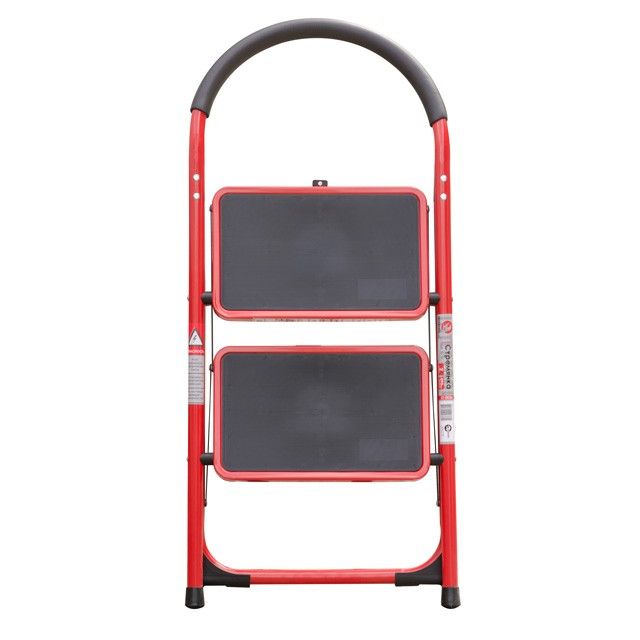 Стремянка 2 ступени 350*220мм высота 890мм, до верхней ступени 486мм INTERTOOL LT-0036