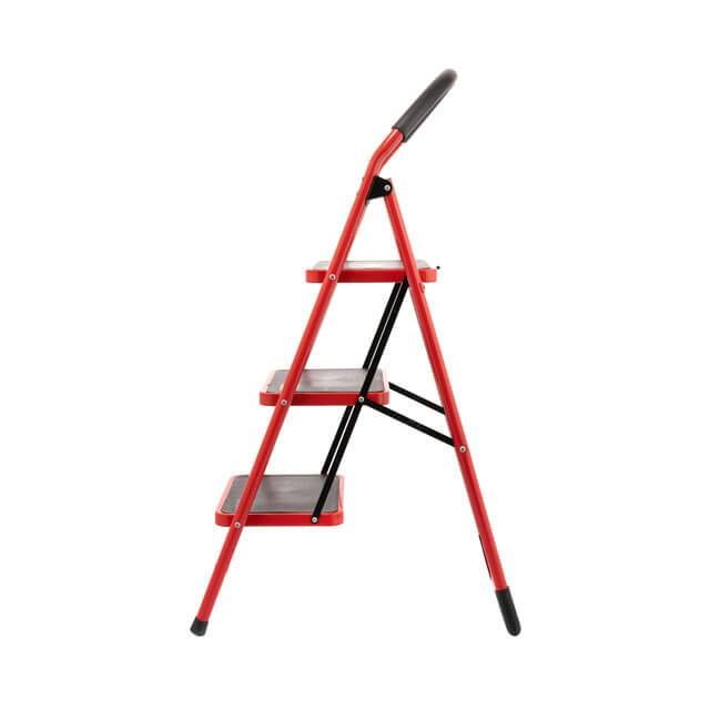 Стремянка 3 ступени 380*260мм высота 1131мм, до верхней ступени 729мм INTERTOOL LT-0037
