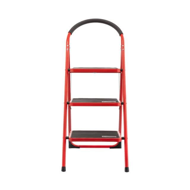 Стремянка 3 ступени 380*260мм высота 1131мм, до верхней ступени 729мм INTERTOOL LT-0037