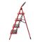 Стремянка 4 ступени 380*260мм высота 1374мм, до верхней ступени 972мм INTERTOOL LT-0038