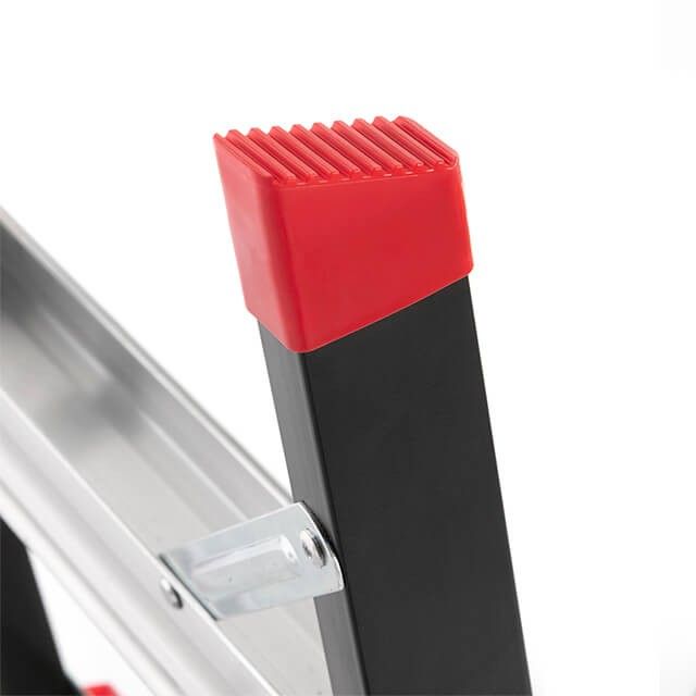 Стремянка 5 ступеней, лоток для инвентаря, стальной профиль, высота верхней ступени 1065мм, 457х890х1570мм, 150кг INTERTOOL LT-0055