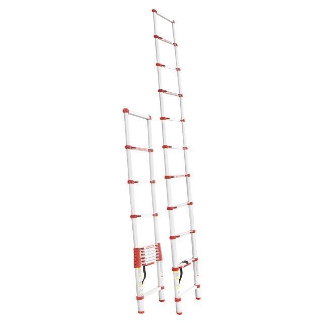 Лестница алюминиевая телескопическая 10 ступ., 3,18 м INTERTOOL LT-3032