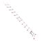 Лестница алюминиевая телескопическая раскладная универсальная, 12 ступ., 3,78 м INTERTOOL LT-3039