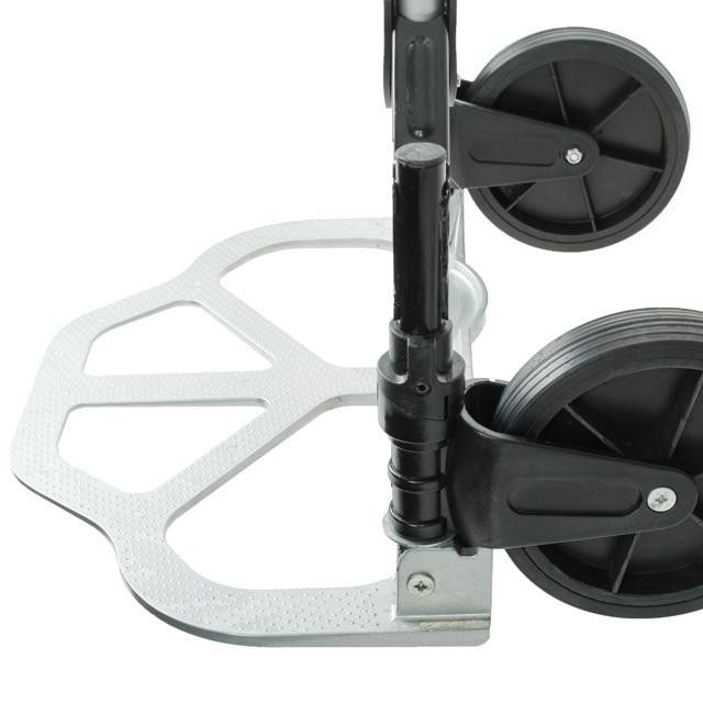 Тележка ручная складная до 80 кг, 450*485*1090, колеса 170 мм (алюминиевая) INTERTOOL LT-9010