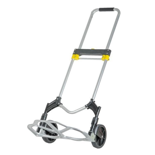 Тележка ручная складная до 80 кг, 450*485*1090, колеса 170 мм (алюминиевая) INTERTOOL LT-9010