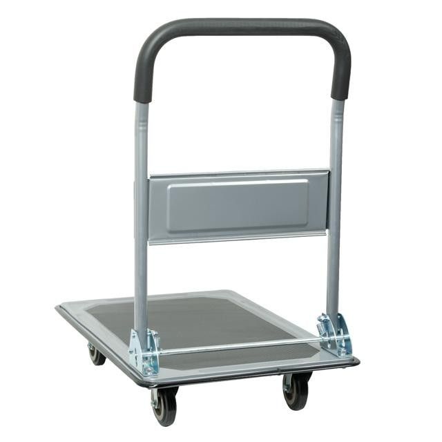 Тележка ручная четырехколесная до 150 кг, 740*480*830, колеса 100 мм INTERTOOL LT-9053