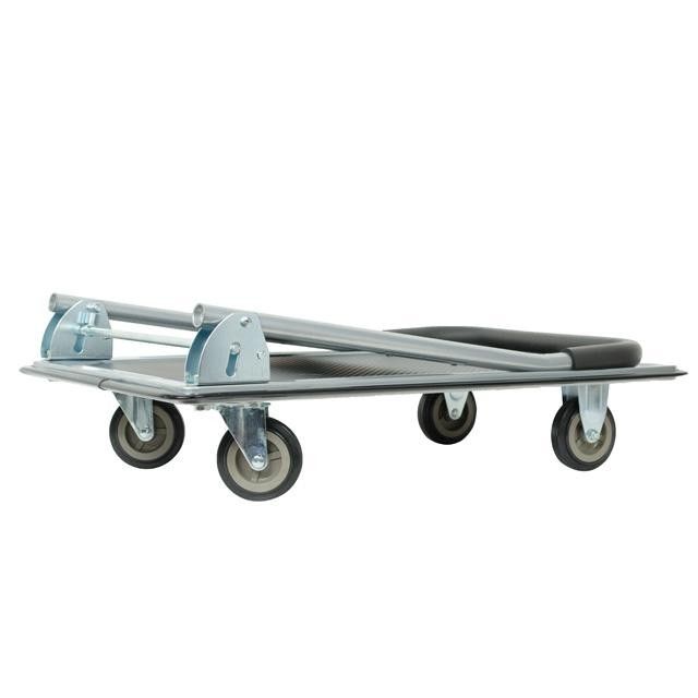 Тележка ручная четырехколесная до 150 кг, 740*480*830, колеса 100 мм INTERTOOL LT-9053