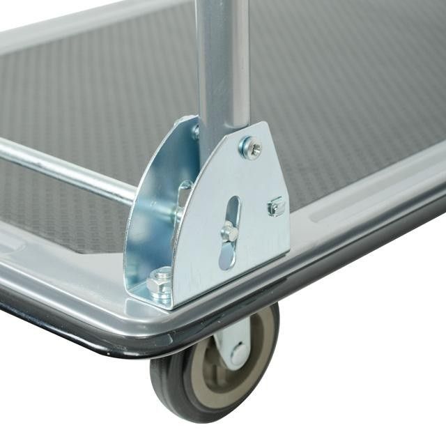 Тележка ручная четырехколесная до 150 кг, 740*480*830, колеса 100 мм INTERTOOL LT-9053