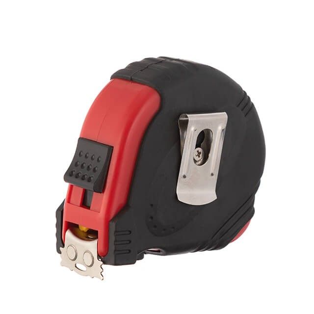 Рулетка с металлическим полотном 5 м, три стопора полотна INTERTOOL MT-0105