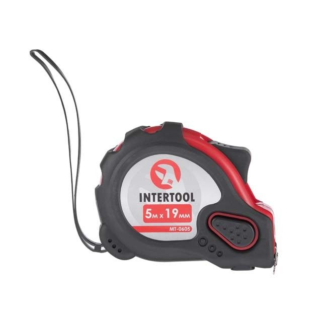 Рулетка с фиксатором 5 м "Супер Магнит" INTERTOOL MT-0605