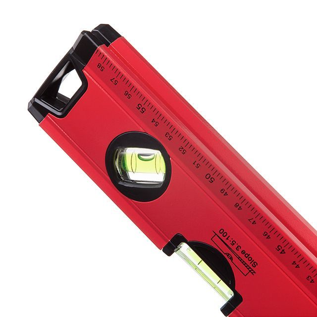 Уровень строительный 600 мм, 5 глазков INTERTOOL MT-1006