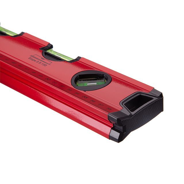 Уровень строительный 600 мм, 5 глазков INTERTOOL MT-1006