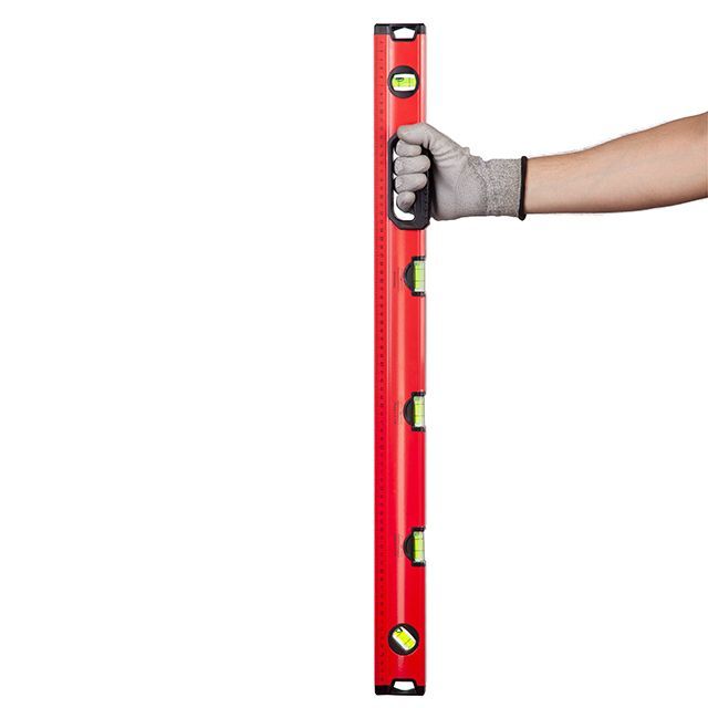 Уровень строительный 800 мм, 5 глазков INTERTOOL MT-1008