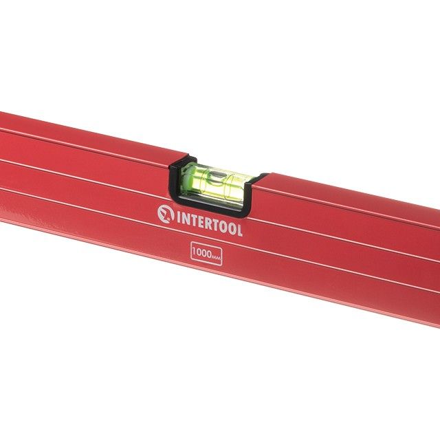 Уровень строительный 1000 мм, 3 глазка INTERTOOL MT-1110