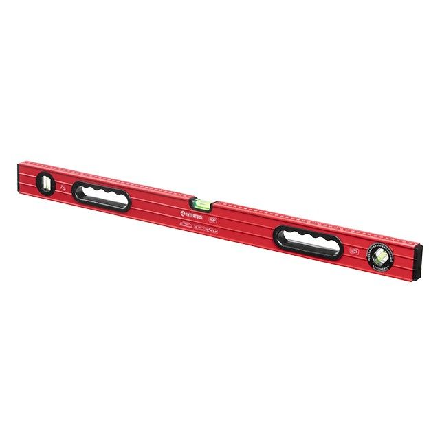 Уровень с поворотной капсулой 800 мм, 3 глазка INTERTOOL MT-1268