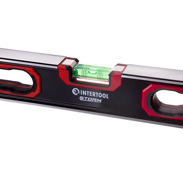 Уровень строительный усиленный 800 мм INTERTOOL MT-1508