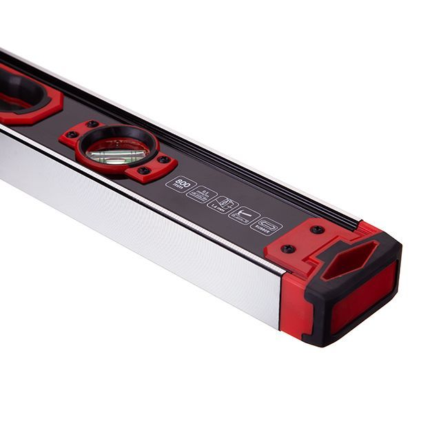 Уровень строительный усиленный 800 мм INTERTOOL MT-1508