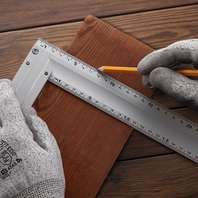 Угольник строительный алюминиевый 400 мм INTERTOOL MT-2064