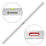 Правило-уровень 2500 мм, 2 капсулы, вертикальный и горизонтальный с ручками INTERTOOL MT-2125