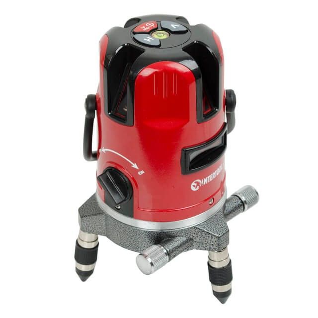 Уровень лазерный 5 лазерных головок INTERTOOL MT-3011