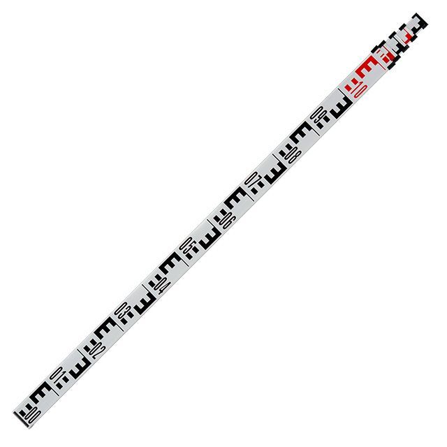 Рейка нивелирная телескопическая 5 м, для оптических нивелиров INTERTOOL MT-3014
