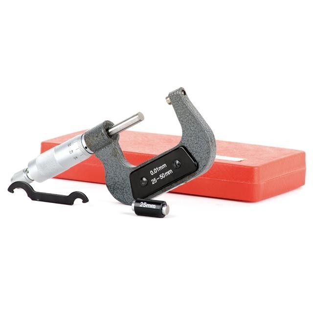 Микрометр 25-50 мм INTERTOOL MT-3042