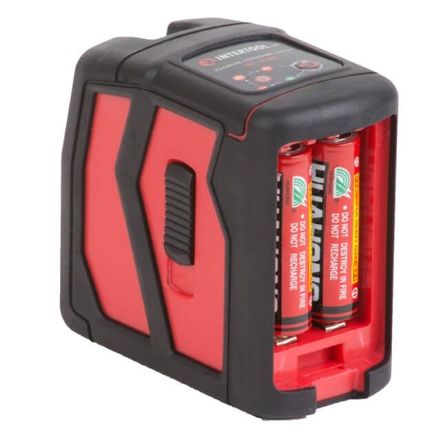 Уровень лазерный мини, 2 лазерные головки INTERTOOL MT-3050