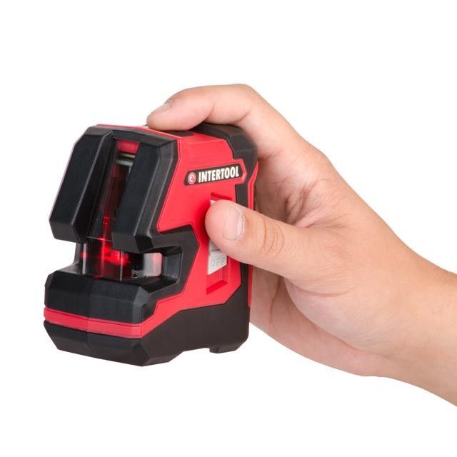 Уровень лазерный 180°, 2 лазерные головки INTERTOOL MT-3051