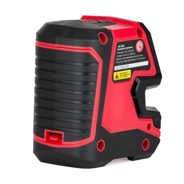 Уровень лазерный 180°, 2 лазерные головки INTERTOOL MT-3051