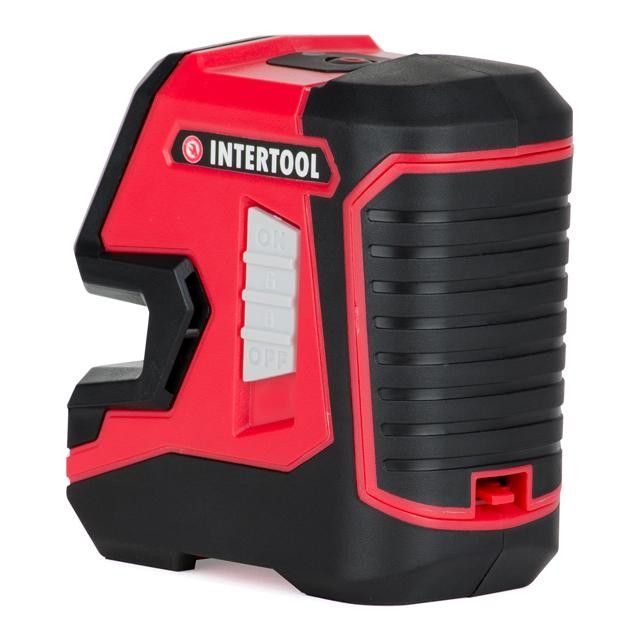 Уровень лазерный 180°, 2 лазерные головки INTERTOOL MT-3051