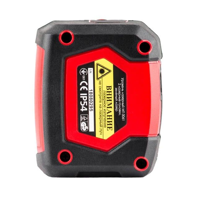 Уровень лазерный, 2 лазерные головки, зеленый лазер INTERTOOL MT-3061