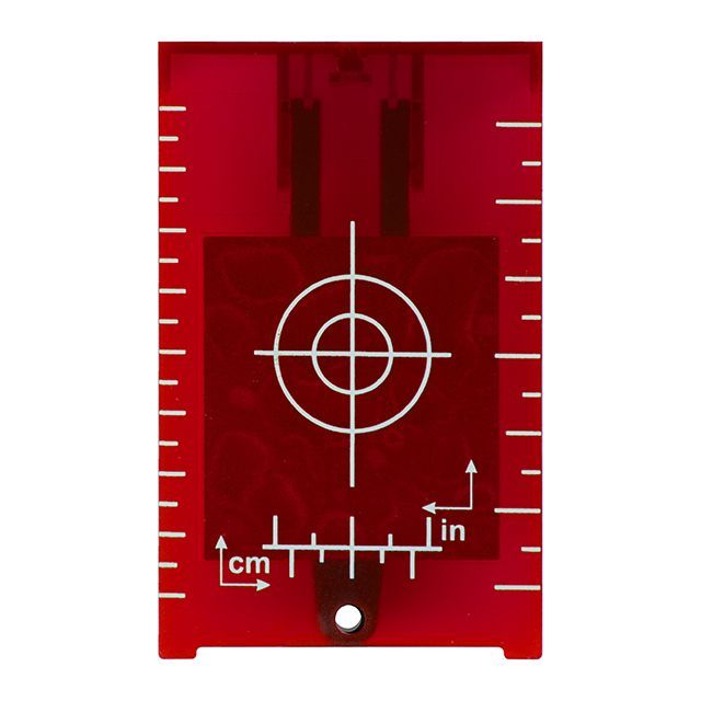 Мишень и очки для лазерного уровня, красный лазер INTERTOOL MT-3066
