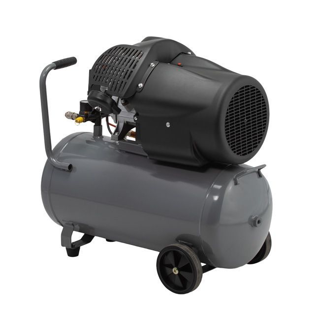 Компрессор 50 л, 2230 Вт, 220 В, 10 атм, 354 л/хв., 2 циліндри INTERTOOL PT-0004