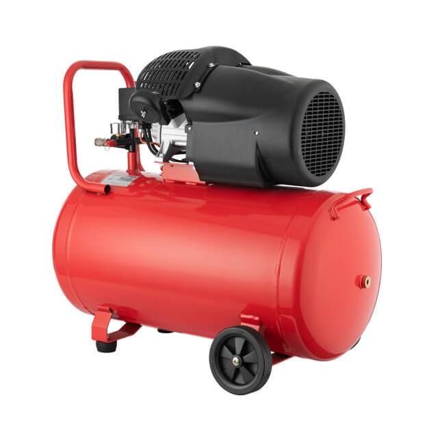 Компрессор 100 л, 2.23 кВт, 220 В, 10 атм, 354 л/мин, 2 цилиндра INTERTOOL PT-0005