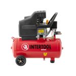 Компрессор 24 л, 1.5 кВт, 220 В, 8 атм, 206 л/хв. INTERTOOL PT-0009