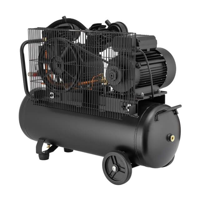 Компрессор STORM, 50 л, 3 кВт, 220 В, 10 атм, 500 л/мин, 2 цилиндра INTERTOOL PT-0016