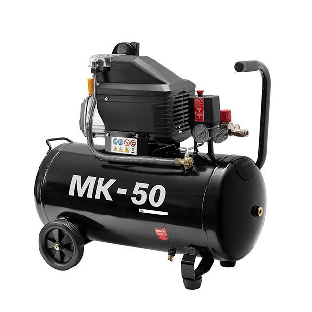 Компрессор МК 50, 1.5 кВт, 220 В, 8 атм, 205 л/мин INTERTOOL PT-0021