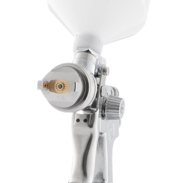 Краскопульт пневматический HVLP, форсунка 1,4 мм, верхний пластиковый бачок 600 мл, 3 бар INTERTOOL PT-0103