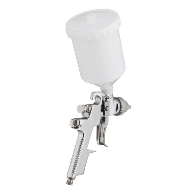 Краскопульт пневматический HVLP, форсунка 1,4 мм, верхний пластиковый бачок 600 мл, 3 бар INTERTOOL PT-0103