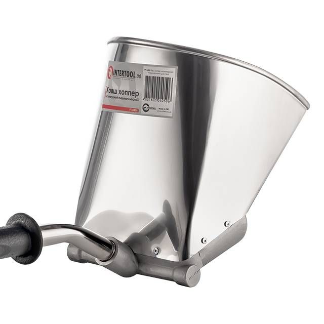 Ковш хоппер штукатурный пневматический для потолка INTERTOOL PT-0405