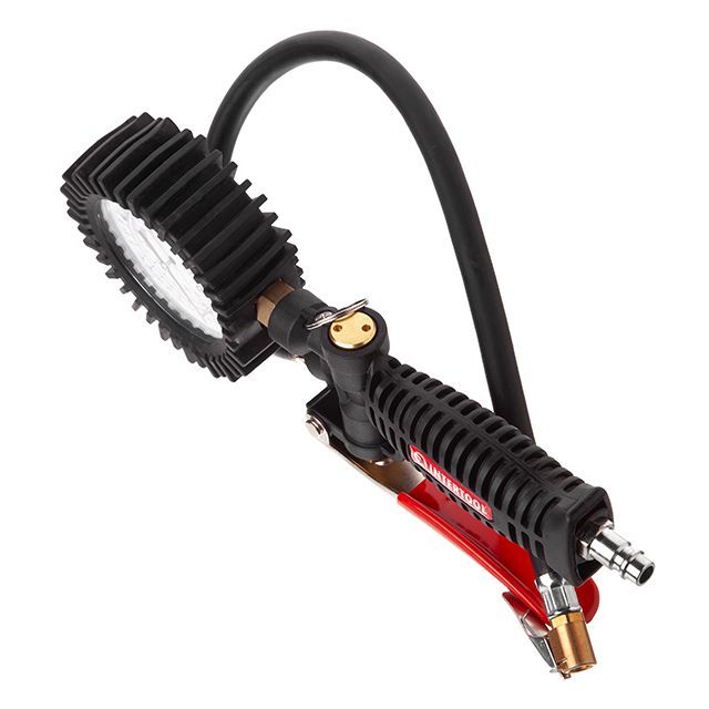 Пистолет для подкачки шин с манометром, профессиональный INTERTOOL PT-0510