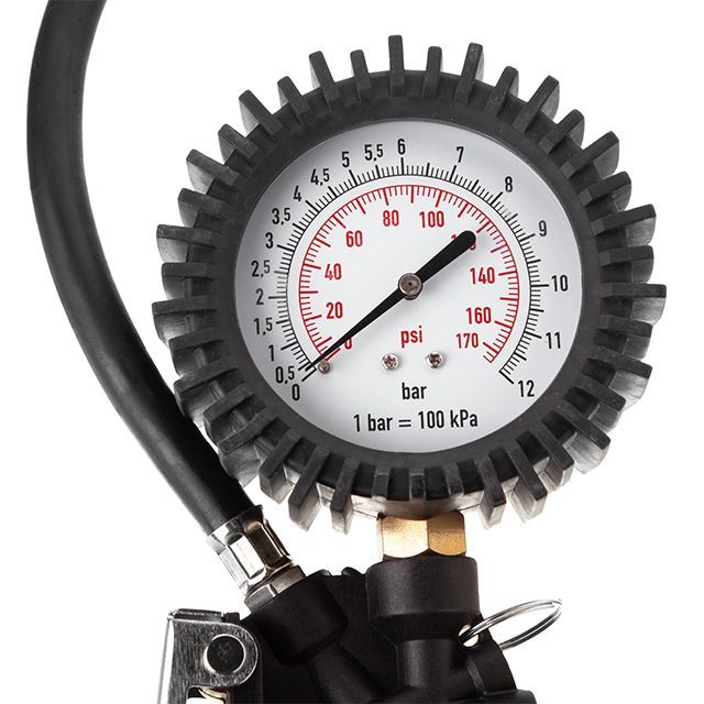 Пистолет для подкачки шин с манометром, профессиональный INTERTOOL PT-0510