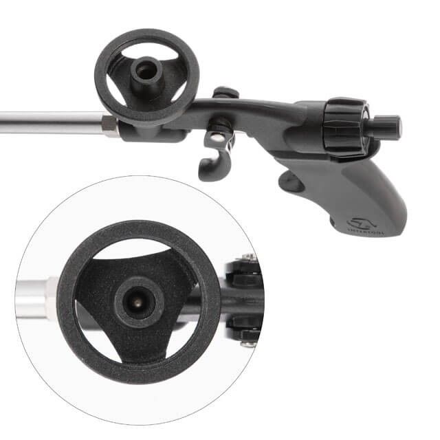 Пистолет для монтажной пены с тефлоновым покрытием иглы, трубки и держателя баллона, 4 насадки INTERTOOL PT-0605