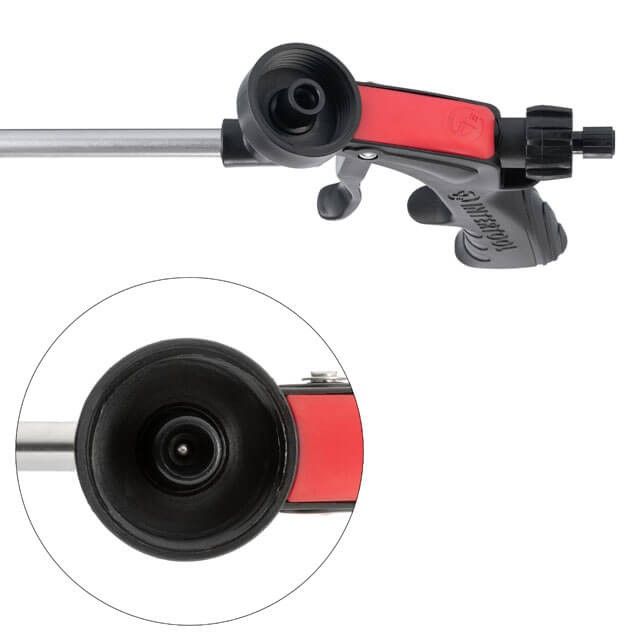 Пистолет для монтажной пены, ABS корпус, 4 насадки INTERTOOL PT-0608