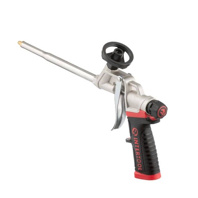 Пистолет для пены с тефлоновым покрытием держателя баллона, 4 насадки, профессиональный INTERTOOL PT-0609