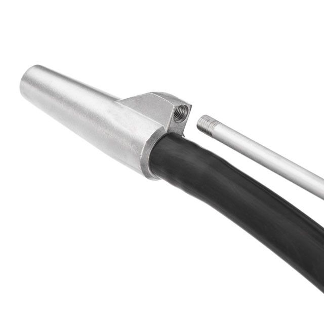 Пистолет пескоструйный со шлангом, пневматический, форсунки: металлическая - 6 мм; керамические: 4,5, 5, 6, 7 мм INTERTOOL PT-0708