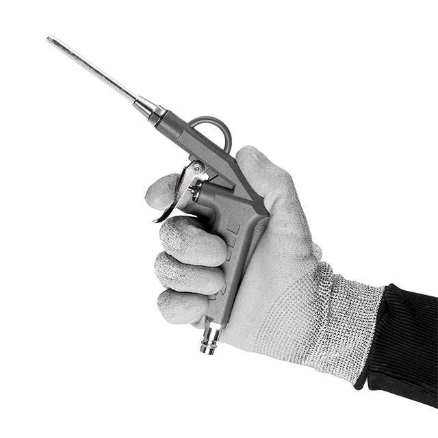 Пистолет продувочный короткий с дополнительным наконечником 80 мм INTERTOOL PT-0803