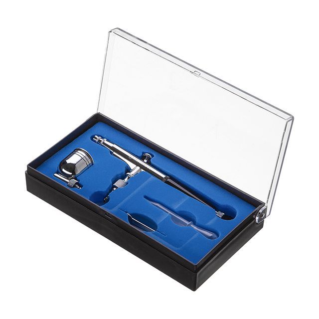 Аэрограф мини с набором аксессуаров INTERTOOL PT-1504