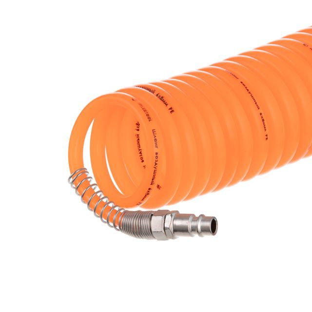 Шланг спиральный с быстроразъемным соединением, 10 м INTERTOOL PT-1704